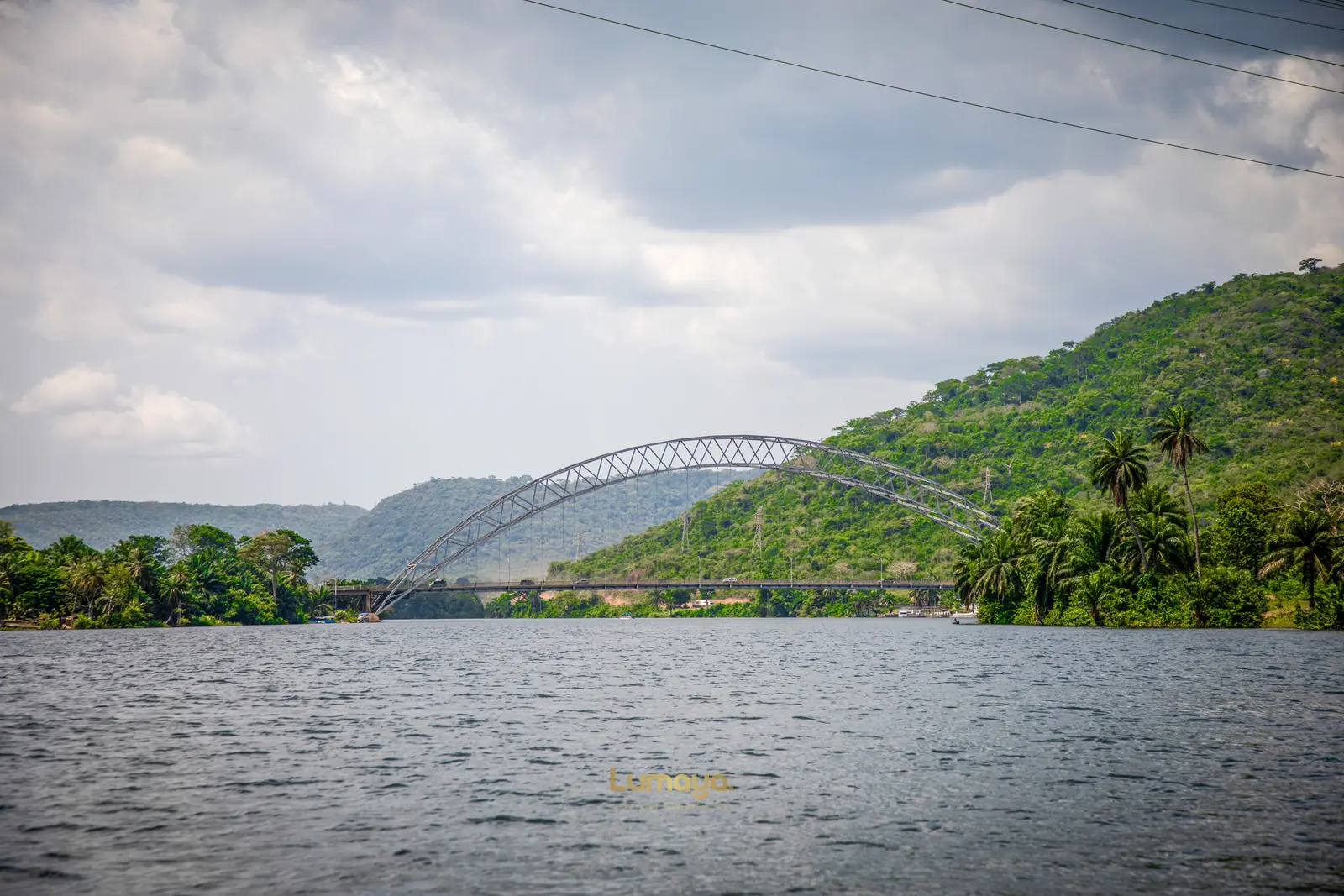 The Adomi Bridge over the Volta Lake