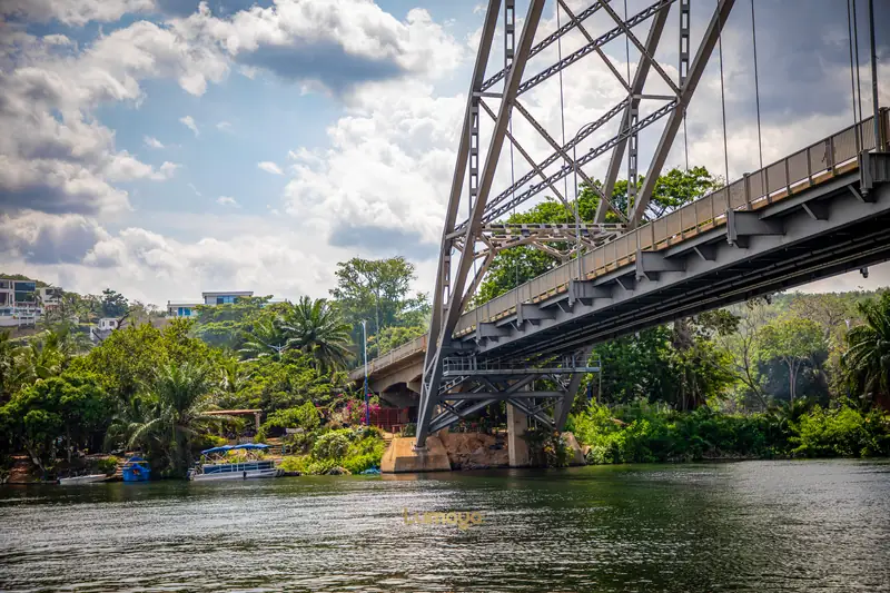 The span, from the water