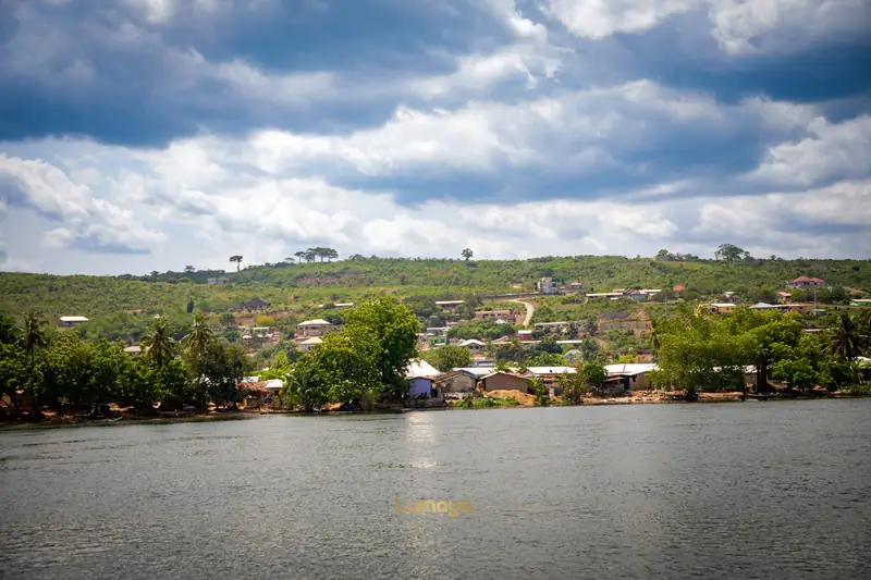 A village along the water’s edge