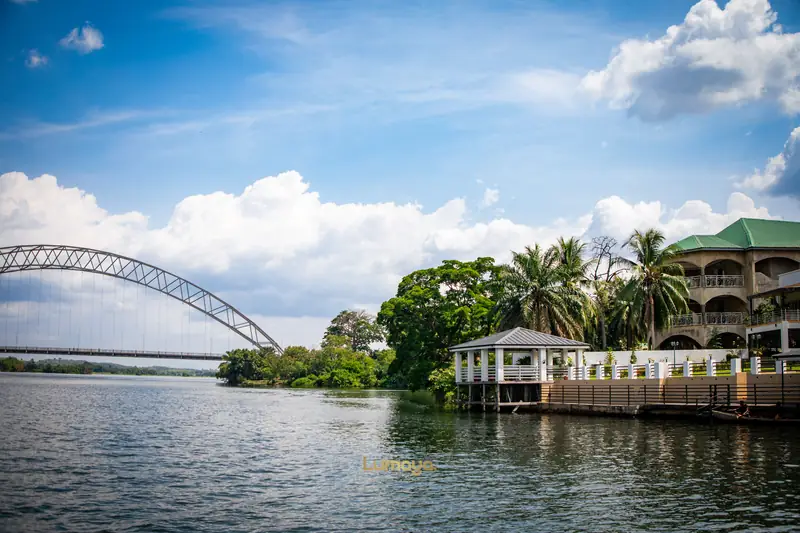 A waterfront property on the Volta
