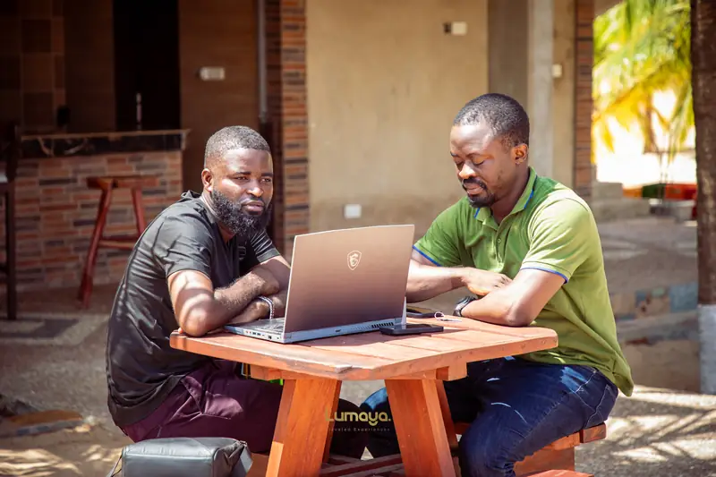 A working morning at the lodge
